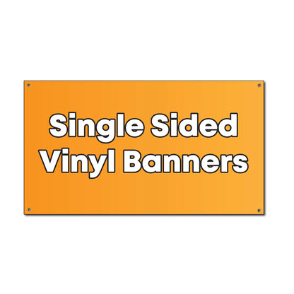 Single Sided Vinyl Banners