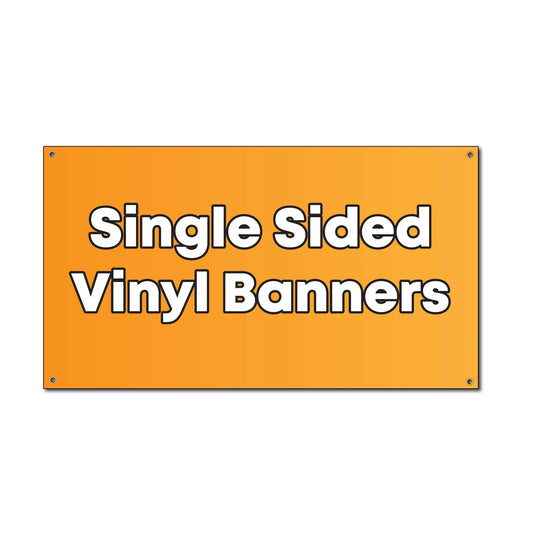 Single Sided Vinyl Banners